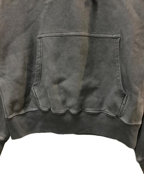 stussy（ステューシー）stussy (ステューシー) Smooth Stock Pigment Dyed Hoodie グレー サイズ:Sの古着・服飾アイテム