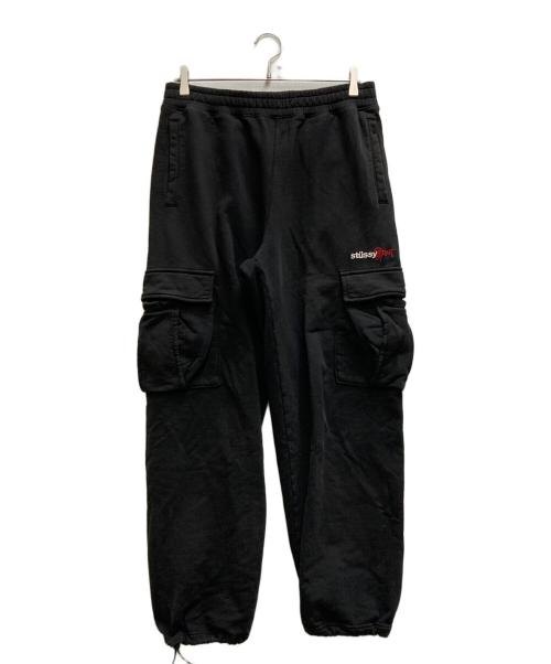 stussy（ステューシー）stussy (ステューシー) Cargo Fleece Pant ブラック サイズ:Sの古着・服飾アイテム