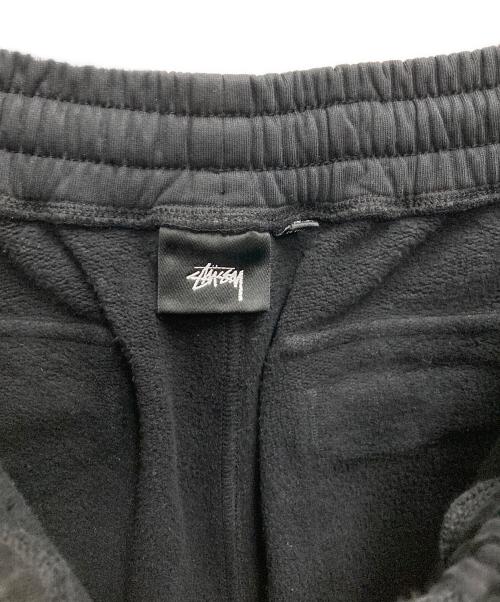 stussy（ステューシー）stussy (ステューシー) Cargo Fleece Pant ブラック サイズ:Sの古着・服飾アイテム