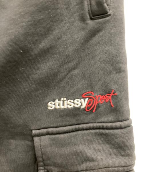 stussy（ステューシー）stussy (ステューシー) Cargo Fleece Pant ブラック サイズ:Sの古着・服飾アイテム