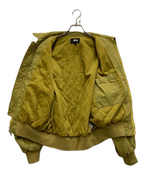 stussy（ステューシー）stussy (ステューシー) Flight Bomber カーキ サイズ:Ｓの古着・服飾アイテム