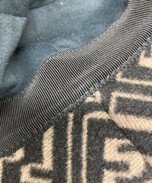 FENDI（フェンディ）FENDI (フェンディ) ウールズッカ柄バケットハット ブラック×ブラウン サイズ:Mの古着・服飾アイテム