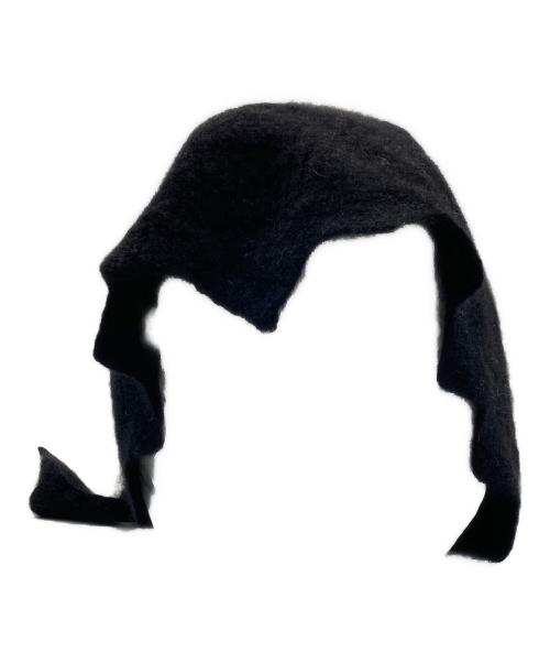 Venit（ヴェニット）venit (ヴェニット) ウールスカーフ ブラックの古着・服飾アイテム