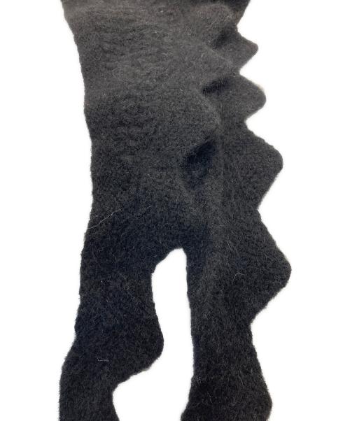 Venit（ヴェニット）venit (ヴェニット) ウールスカーフ ブラックの古着・服飾アイテム