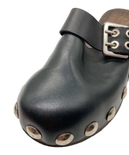 GANNI（ガニー）Ganni (ガニー) STUDDED LEATHER MULE ブラック サイズ:38の古着・服飾アイテム