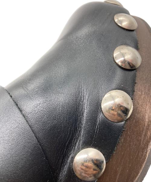 GANNI（ガニー）Ganni (ガニー) STUDDED LEATHER MULE ブラック サイズ:38の古着・服飾アイテム