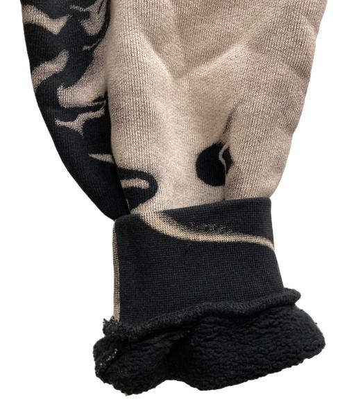 ALEXANDER WANG（アレキサンダー・ワン）ALEXANDER WANG (アレキサンダー・ワン) スモークプリントモックネックニット ホワイト×ブラック サイズ:Sの古着・服飾アイテム