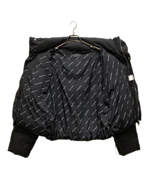 DANKE SCHON（ダンケ シェーン）Danke schon (ダンケ シェーン) NYLON STAND SHORT BLOUSON ブラック サイズ:Ⅿの古着・服飾アイテム