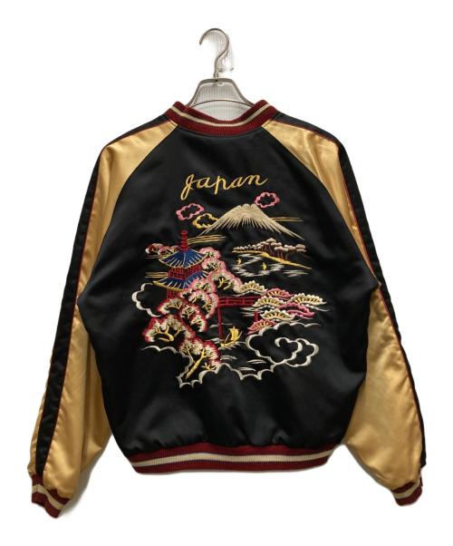 テーラー東洋（テーラートウヨウ）テーラー東洋 (テーラートウヨウ) スカジャン グリーン×ブラック サイズ:Ⅼの古着・服飾アイテム