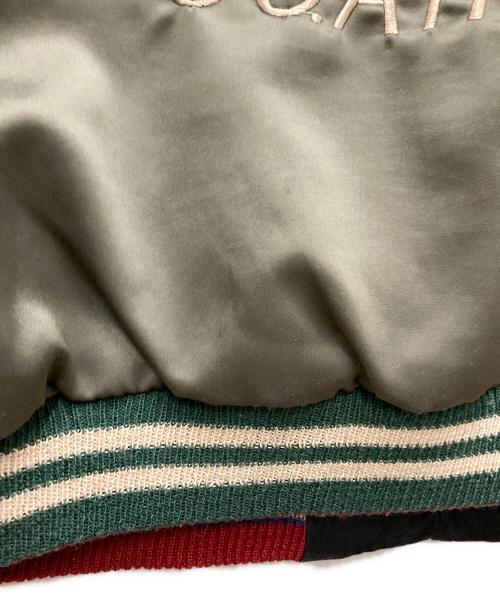 テーラー東洋（テーラートウヨウ）テーラー東洋 (テーラートウヨウ) スカジャン グリーン×ブラック サイズ:Ⅼの古着・服飾アイテム