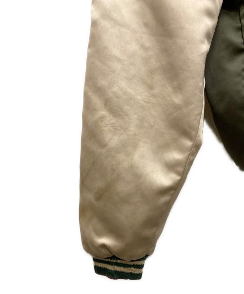 テーラー東洋（テーラートウヨウ）テーラー東洋 (テーラートウヨウ) スカジャン グリーン×ブラック サイズ:Ⅼの古着・服飾アイテム