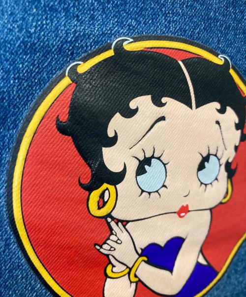 BETTY BOOP（ベティー・ブープ）BETTY BOOP (ベティー・ブープ) デニムショートパンツ インディゴ サイズ:W23の古着・服飾アイテム