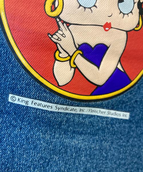 BETTY BOOP（ベティー・ブープ）BETTY BOOP (ベティー・ブープ) デニムショートパンツ インディゴ サイズ:W23の古着・服飾アイテム