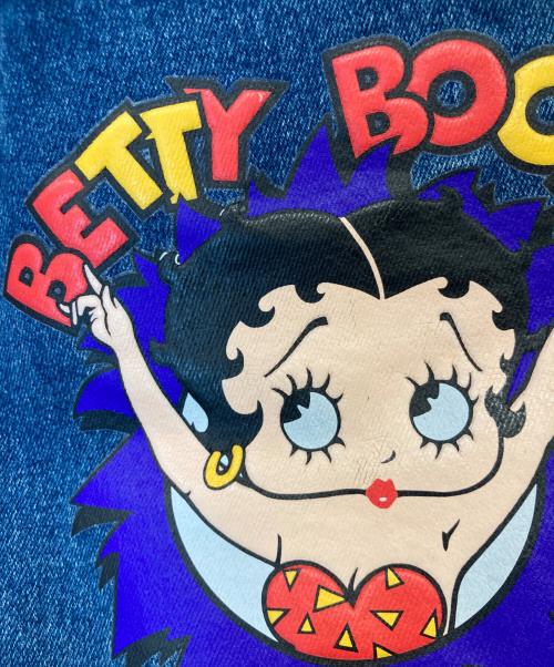 BETTY BOOP（ベティー・ブープ）BETTY BOOP (ベティー・ブープ) デニムショートパンツ インディゴ サイズ:W23の古着・服飾アイテム