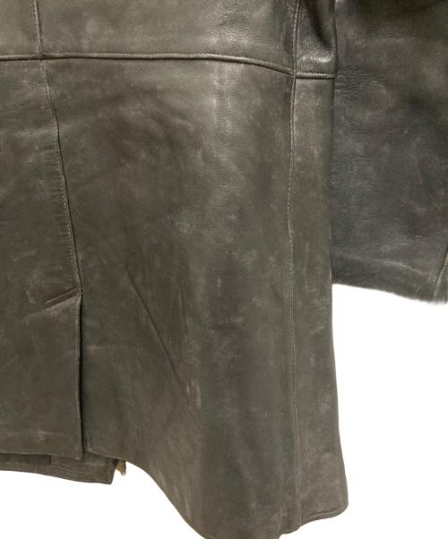 French Army（フランス軍）French Army (フレンチアーミー) 70's モーターサイクルレザーコート ブラック サイズ:96Lの古着・服飾アイテム