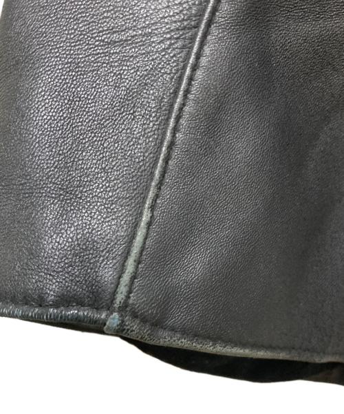 French Army（フレンチアーミー）French Army (フレンチアーミー) 80's モーターサイクルレザーコート ブラック サイズ:96の古着・服飾アイテム