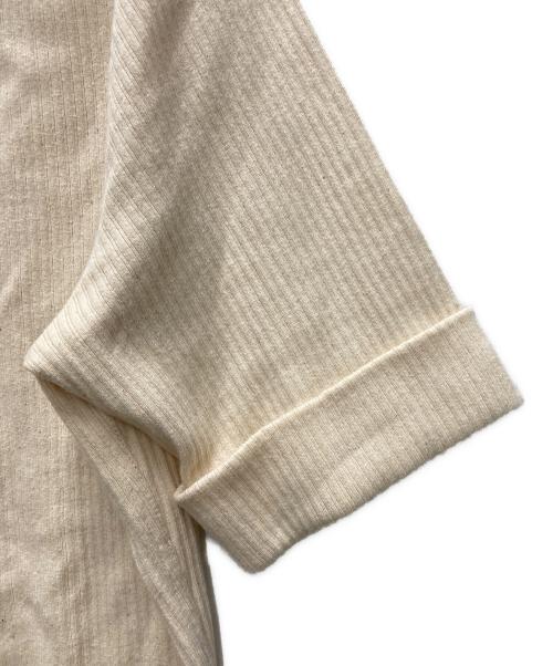 LOEWE（ロエベ）LOEWE (ロエベ) アナグラムレースアップカットソー ベージュ サイズ:Mの古着・服飾アイテム