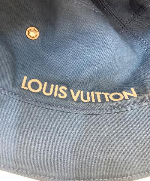 LOUIS VUITTON（ルイ ヴィトン）LOUIS VUITTON (ルイ ヴィトン) バケットハット・モノグラム エッセンシャル リバーシブル インディゴ×ネイビーの古着・服飾アイテム
