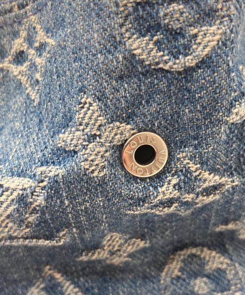 LOUIS VUITTON（ルイ ヴィトン）LOUIS VUITTON (ルイ ヴィトン) バケットハット・モノグラム エッセンシャル リバーシブル インディゴ×ネイビーの古着・服飾アイテム