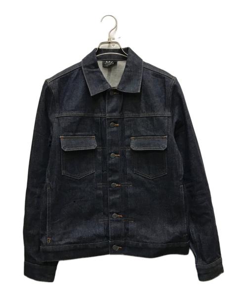 A.P.C.（アーペーセー）A.P.C. (アーペーセー) セルビッチデニムジャケット インディゴ サイズ:Mの古着・服飾アイテム