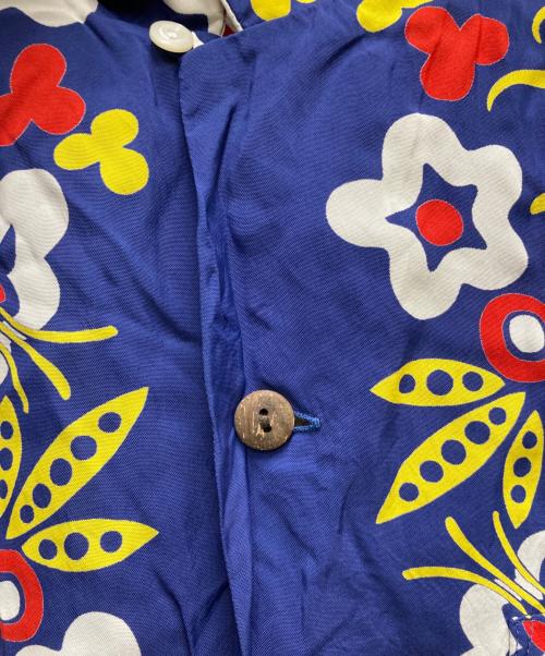 Sun Surf（サンサーフ）Sun Surf (サンサーフ) RAYON S/S“ELSIE'S FLOWER” ブルー サイズ:Lの古着・服飾アイテム
