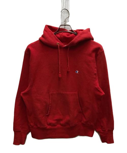 Champion（チャンピオン）Champion (チャンピオン) 80'S リバースウィーブパーカー レッド サイズ:Mの古着・服飾アイテム