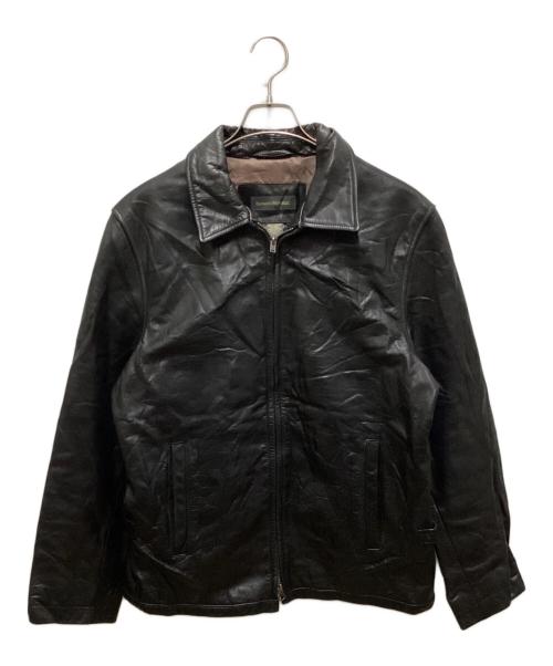 BANANA REPUBLIC（バナナリパブリック）BANANA REPUBLIC (バナナリパブリック) 90'Sレザースイングトップ/ブルゾン ブラック サイズ:Mの古着・服飾アイテム