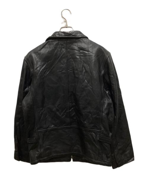 BANANA REPUBLIC（バナナリパブリック）BANANA REPUBLIC (バナナリパブリック) 90'Sレザースイングトップ/ブルゾン ブラック サイズ:Mの古着・服飾アイテム