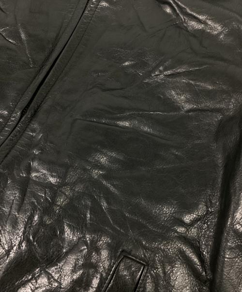 BANANA REPUBLIC（バナナリパブリック）BANANA REPUBLIC (バナナリパブリック) 90'Sレザースイングトップ/ブルゾン ブラック サイズ:Mの古着・服飾アイテム
