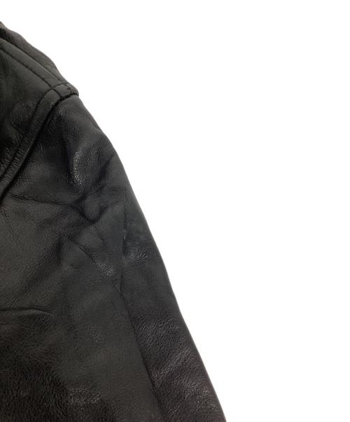 BANANA REPUBLIC（バナナリパブリック）BANANA REPUBLIC (バナナリパブリック) 90'Sレザースイングトップ/ブルゾン ブラック サイズ:Mの古着・服飾アイテム