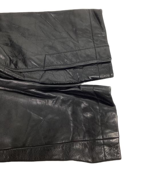 BANANA REPUBLIC（バナナリパブリック）BANANA REPUBLIC (バナナリパブリック) 90'Sレザースイングトップ/ブルゾン ブラック サイズ:Mの古着・服飾アイテム