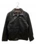 BANANA REPUBLIC（バナナリパブリック）の古着「90'Sレザースイングトップ/ブルゾン」｜ブラック