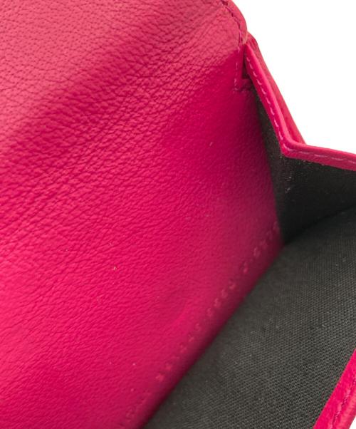 BALENCIAGA（バレンシアガ）BALENCIAGA (バレンシアガ) ペーパーミニウォレット ピンクの古着・服飾アイテム