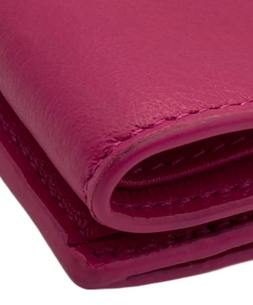 BALENCIAGA（バレンシアガ）BALENCIAGA (バレンシアガ) ペーパーミニウォレット ピンクの古着・服飾アイテム