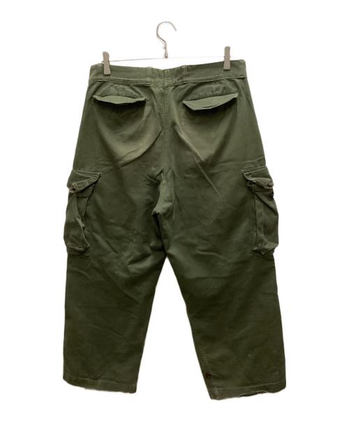 French Army（フランス軍）French Army (フランス軍) M-47前期 カーゴパンツ カーキ サイズ:35の古着・服飾アイテム