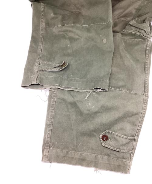 French Army（フランス軍）French Army (フランス軍) M-47前期 カーゴパンツ カーキ サイズ:35の古着・服飾アイテム