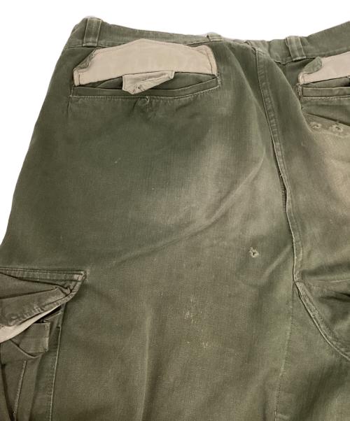 French Army（フランス軍）French Army (フランス軍) M-47前期 カーゴパンツ カーキ サイズ:35の古着・服飾アイテム