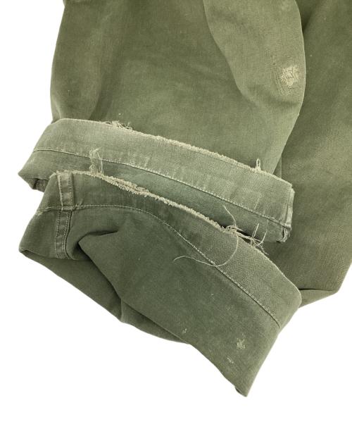 French Army（フランス軍）French Army (フランス軍) M-47前期 カーゴパンツ カーキ サイズ:35の古着・服飾アイテム