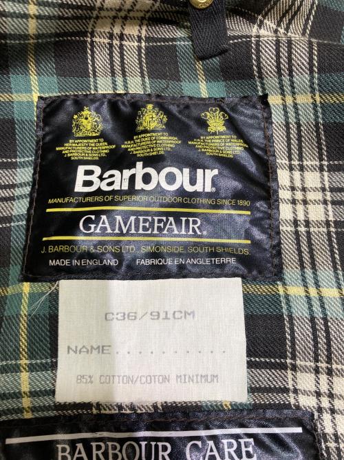 Barbour（バブアー）Barbour (バブアー) 90sGAMEFAIRオイルドコート グリーン サイズ:C36/91cmの古着・服飾アイテム