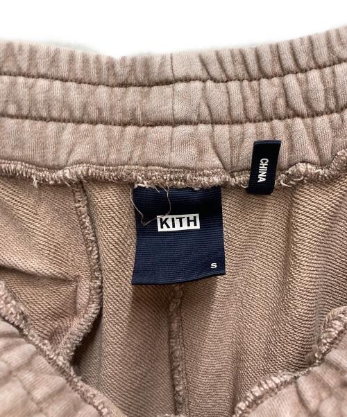 KITH（キス）KITH (キス) スウェットパンツ ベージュ サイズ:Sの古着・服飾アイテム