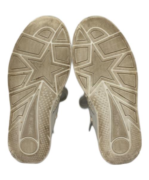 JIMMY CHOO（ジミーチュウ）JIMMY CHOO (ジミーチュウ) パール装飾 HAWAII/F ローカットスニーカー ホワイト サイズ:36の古着・服飾アイテム