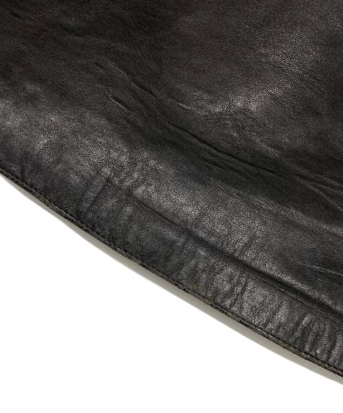 French Army（フランス軍）French Army (フランス軍) 80's モーターサイクルレザーコート ブラック サイズ:92の古着・服飾アイテム