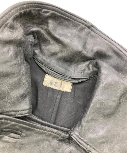 French Army（フランス軍）French Army (フランス軍) 70's モーターサイクルレザーコート ブラック サイズ:96の古着・服飾アイテム