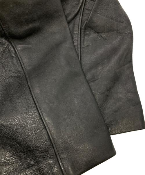 French Army（フランス軍）French Army (フランス軍) 70's モーターサイクルレザーコート ブラック サイズ:96の古着・服飾アイテム