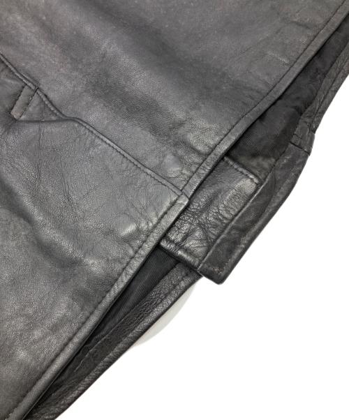 French Army（フランス軍）French Army (フランス軍) 70's モーターサイクルレザーコート ブラック サイズ:96の古着・服飾アイテム