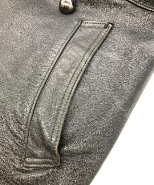 French Army（フランス軍）French Army (フランス軍) 80's モーターサイクルレザーコート ブラック サイズ:92の古着・服飾アイテム