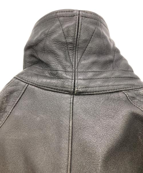 French Army（フランス軍）French Army (フランス軍) 80's モーターサイクルレザーコート ブラック サイズ:92の古着・服飾アイテム