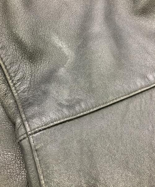 French Army（フランス軍）French Army (フランス軍) 80's モーターサイクルレザーコート ブラック サイズ:92の古着・服飾アイテム