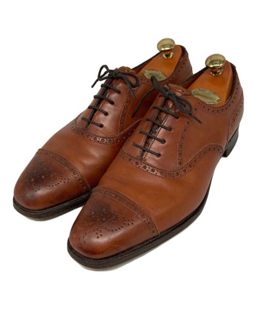 Edward Green（エドワードグリーン）Edward Green (エドワードグリーン) カドガン セミブローグシューズ ブラウン サイズ:SIZE 8 1/2 19 D 88の古着・服飾アイテム