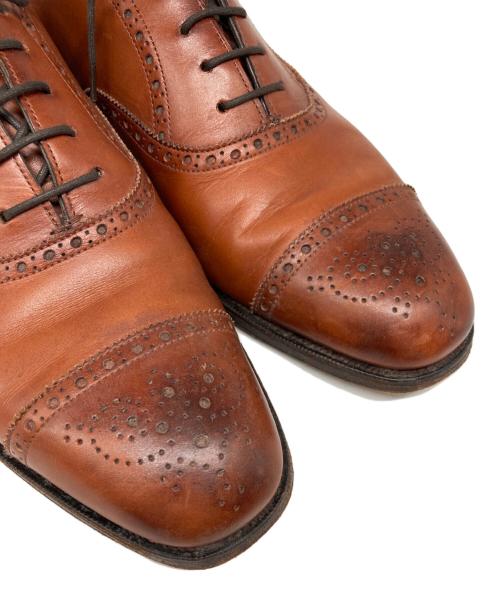 Edward Green（エドワードグリーン）Edward Green (エドワードグリーン) カドガン セミブローグシューズ ブラウン サイズ:SIZE 8 1/2 19 D 88の古着・服飾アイテム